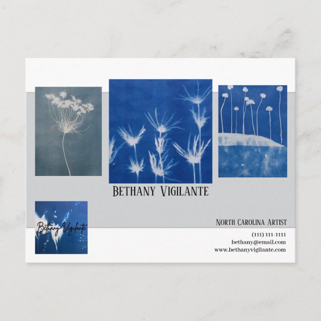 Carte Postale Business Mailer for Artists (Devant)