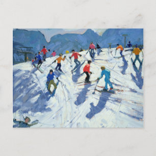 Carte Postale Busy Ski Slope Lofer 2004