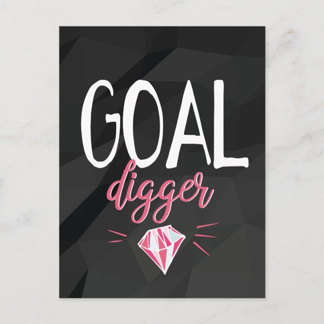 Carte Postale But Digger, fille motivée (Devant)