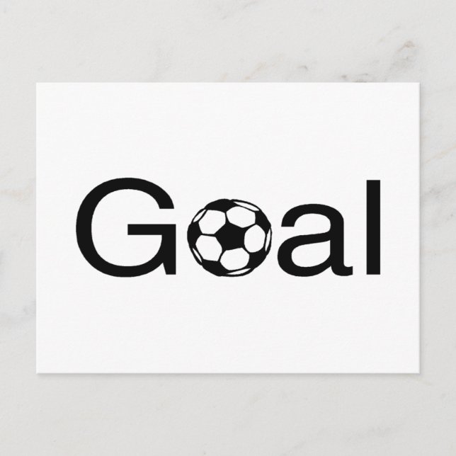 Carte Postale But du football (Devant)