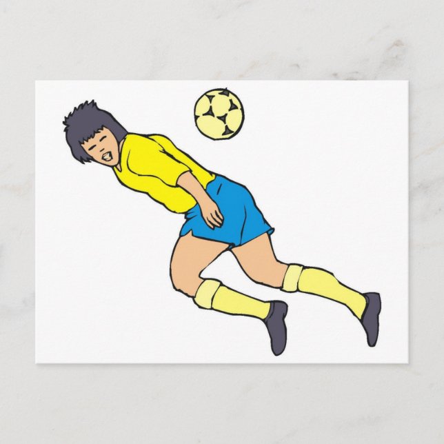 Carte Postale But du football (Devant)