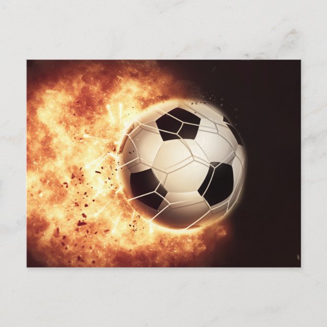 Carte Postale But du football (Devant)