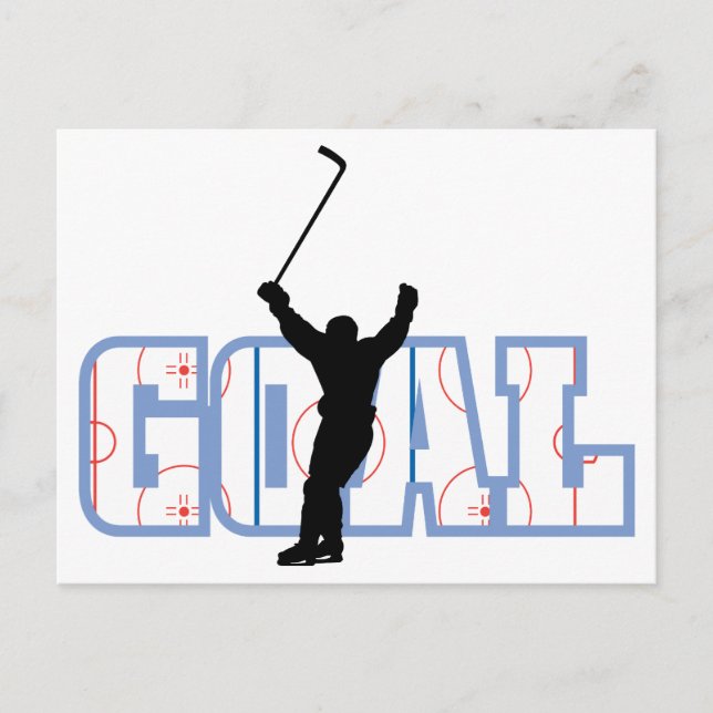 Carte Postale But - Score de hockey sur glace - Cadeaux de sport (Devant)