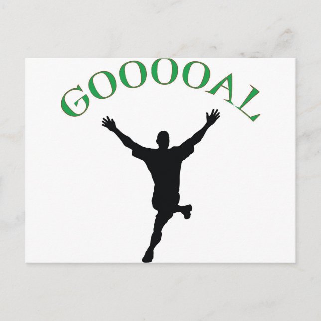 Carte Postale But - Soccer Design dit "Gooooal" (Devant)