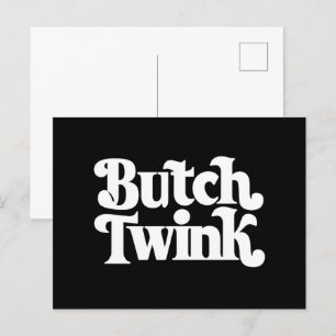 Carte Postale Butch Twink LGBTQ Pride Mois