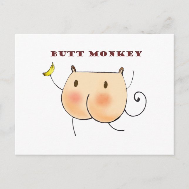Carte Postale Butt Monkey (Devant)