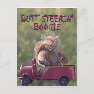 CARTE POSTALE BUTT STEERIN' BOOGIE