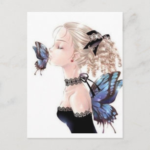 Carte Postale Butterfly Kiss, Daisey Van Diesel