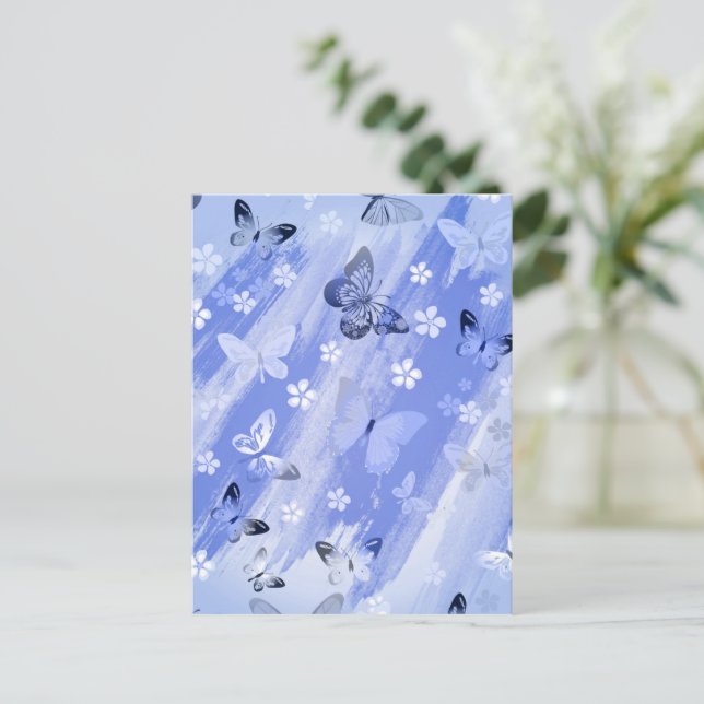 Carte Postale Butterfly Pattern 13 (Debout devant)