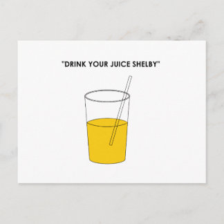 Carte Postale Buvez Votre Abri De Jus