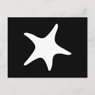 Carte Postale BW Starfish