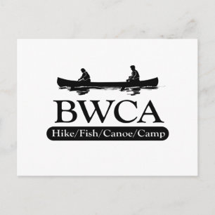 Carte Postale BWCA / Randonnée en canoë de poisson