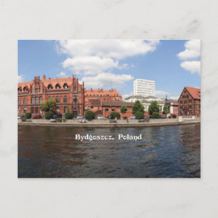 Carte Postale Bydgoszcz, Pologne, photo du paysage urbain
