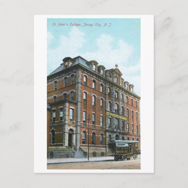 Carte Postale c1910 St Peter's College, Jersey City, New Jersey (Devant)
