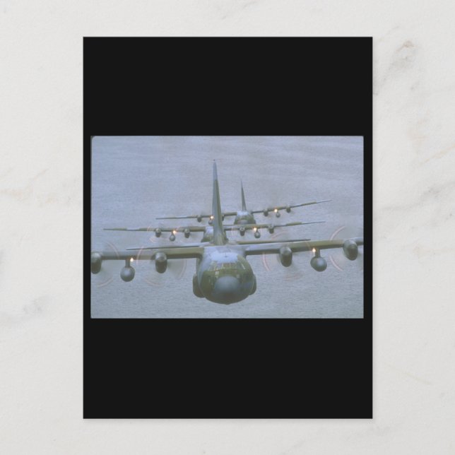 Carte Postale C-130 Hercules Transports_Aéronefs militaires (Devant)