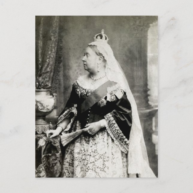 Carte Postale C. 1880 Reine Victoria d'Angleterre (Devant)