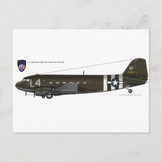Carte Postale C-47 Skytrain USAAF