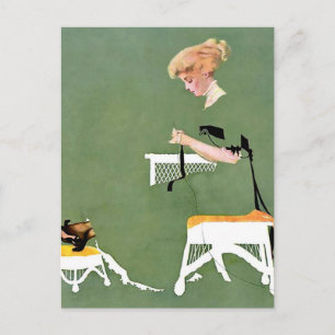 Carte Postale C Coles Phillips "Cravates domestiques" Fadeaway G