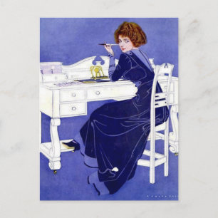 Carte Postale C Coles Phillips "Fadeaway Girl" "Cher ou le plus 