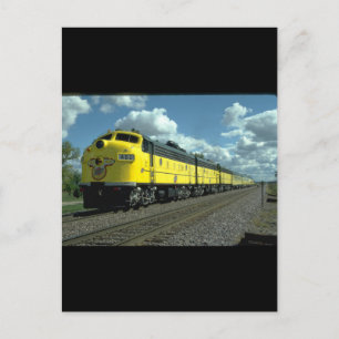 Carte Postale C&N EMD F-7A #402 avec passager_Trains