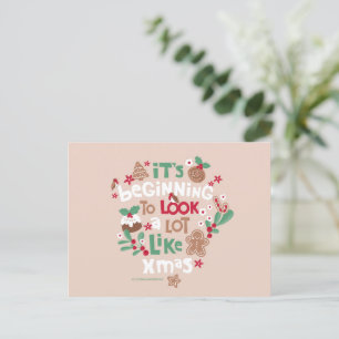 Carte Postale Ça commence à ressembler beaucoup à Noël