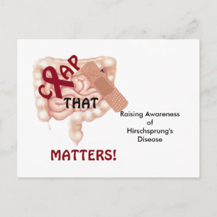 Carte Postale Ça Compte ! Soutenez la maladie de Hirschsprung