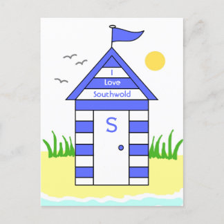 Carte Postale Cabane de plage Southwold