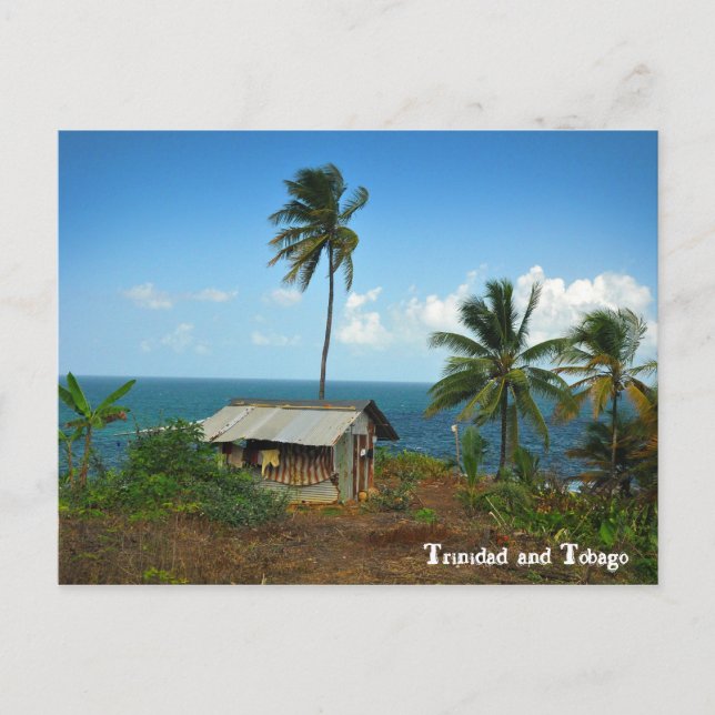 Carte Postale Cabane sur la côte nord de Trinidad (Devant)
