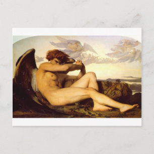 Carte Postale Cabanel Alexandre Fallen Angel