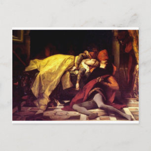 Carte Postale Cabanel Alexandre La mort de Francesca de Rimini