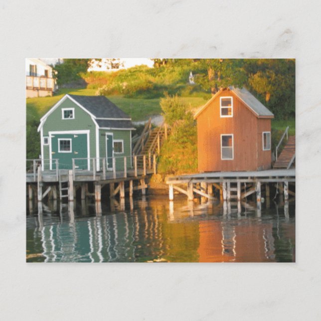 Carte Postale Cabanes de homard (Devant)