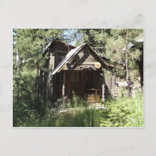 Carte Postale Cabine abandonné dans les bois