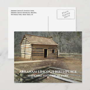 Carte Postale Cabine, Abraham Lincolns Birthplace PSN, KY