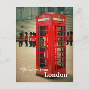 Carte postale Cabine de Londres