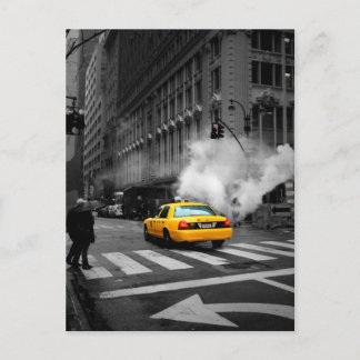 Carte Postale Cabine jaune de New York