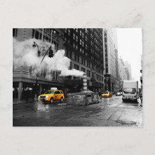 Carte Postale Cabine Jaune NYC