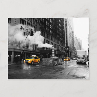 Carte Postale Cabine jaune NYC