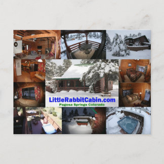 Carte postale Cabine Little Rabbit