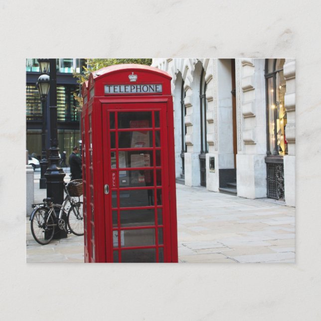 Carte Postale Cabine téléphonique (Devant)