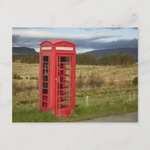 Carte Postale Cabine Téléphonique Publique, Ellishadder, près de