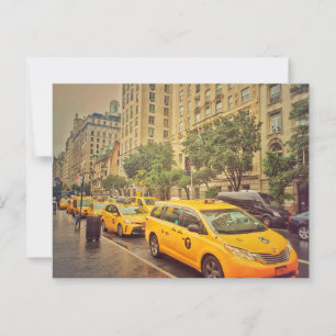 Carte Postale Cabines Jaunes de New York