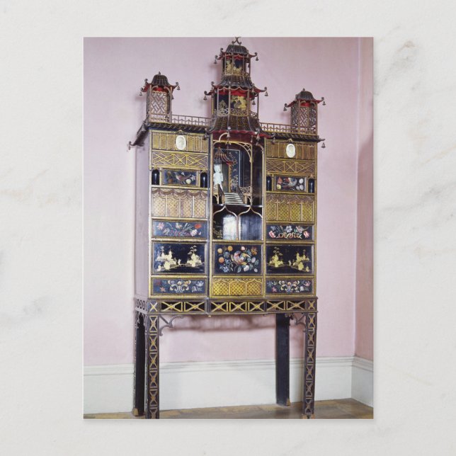 Carte Postale Cabinet de pagode de style Thomas Chippendale (Devant)