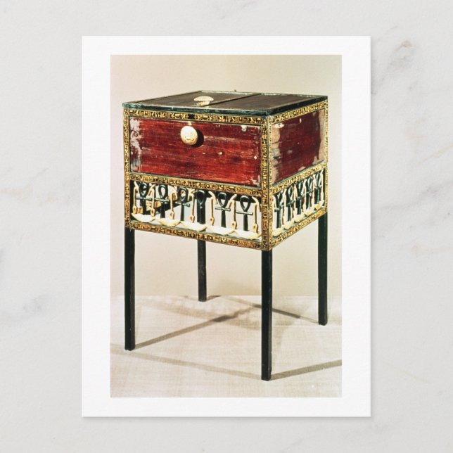 Carte Postale Cabinet d'ornement du Trésor de Toutankhamon (Devant)