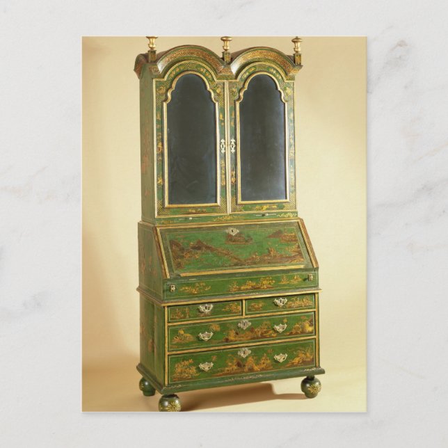 Carte Postale Cabinet du bureau Queen Anne avec pieds à billes,  (Devant)