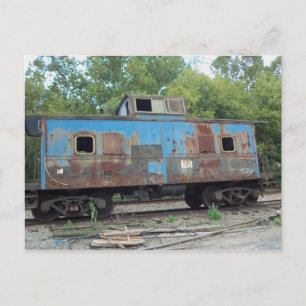 Carte Postale Caboose rouillé