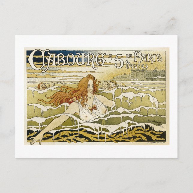 Carte Postale Caboure - Paris - Publicité Vintage (Devant)