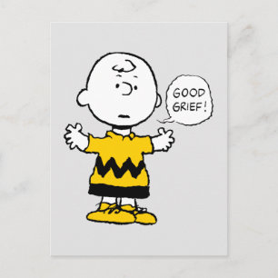 Carte Postale cacahuètes Good Grief Charlie Brown