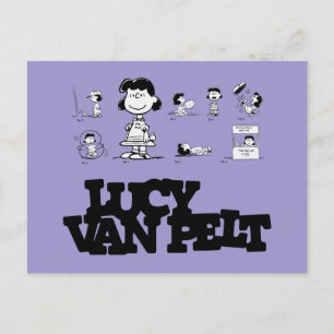 Carte Postale cacahuètes   Lucy