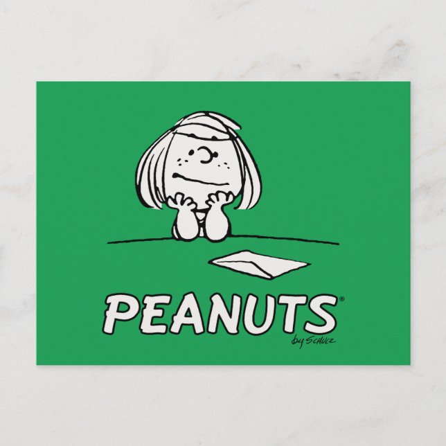 Carte Postale cacahuètes | Pepperment Patty Thoughts (Devant)