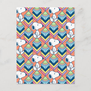 Carte Postale cacahuètes   Snoopy Deco Dreams Motif